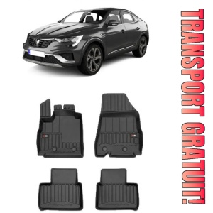 Renault Arkana Din 03.2021 - Prezent, Suv , Set Covorase Auto Tip Tavita Premium 3D, din cauciuc