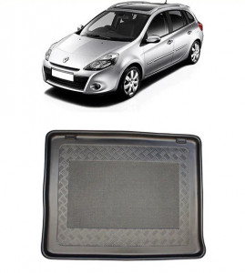 Renault Clio III Combi din 01.2008 - 02.2013, Tavita Pentru Portbagaj Lux Premium Dedicata, Portbagaj Inferior *1 accesorii pentru autoturismul tau - masina v188452