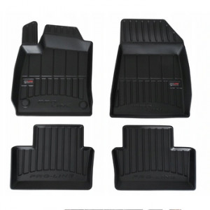 Renault Clio V, Hatchback, Din 09.2019 - Prezent , Set Covorase Auto Tip Tavita Premium 3D, din cauciuc accesorii pentru autoturismul tau - masina v173694