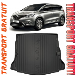 Renault Espace V din 04.2015 - Prezent Van Rand 3 Culcat *2, Tavita Pentru Portbagaj Lux Premium Dedicata,