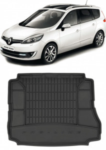 Renault Grand Scenic III Van din 04.2009 - 11.2016, Tavita Pentru Portbagaj Lux Premium Dedicata, 7 Locuri Rand 3 Culcat *4 accesorii pentru autoturismul tau - masina v189949