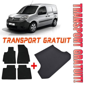 Renault Kangoo Van din 2008 - Prezent, Set Covorase + tavita portbagaj auto 5 Locuri *1