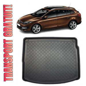 Renault Megane III Combi din 06.2009 - 08.2016, Tavita Pentru Portbagaj Lux Premium Dedicata, Cu Paravane *1