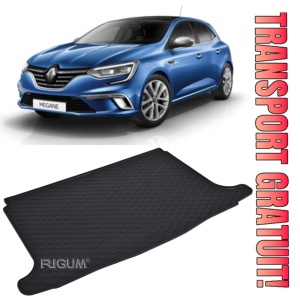 Renault Megane Tavita pentru portbagaj din cauciuc, compatibila Renault Megane IV fabricatie 01.2016 - prezent, caroserie hatchback