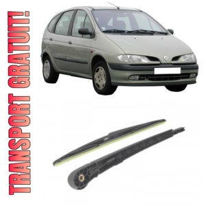Renault Scenic I Brat stergator pentru luneta spate cu lamela 370 mm, compatibil cu Renault Scenic I Hatchback fabricat intre 2000-2003, calitate extra