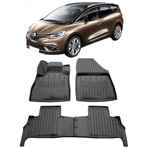 Renault Scenic IV (2016-) Set Covorase auto tip tavita din cauciuc Premium Umbrella accesorii pentru autoturismul tau - masina v149308