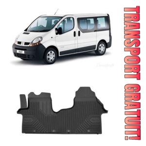 Renault Trafic III Din 09.2014 - Prezent, Van , Set Covorase Auto Tip Tavita Premium 3D, din cauciuc