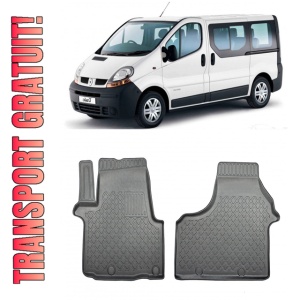 Renault Trafic III, Van, Din 09.2014 - Prezent , Set Covorase Auto Tip Tavita Premium 3D, din cauciuc