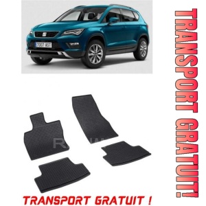Seat Ateca, Suv, fabricat din 09.2016 - Prezent, set covorase auto dedicate, din cauciuc 100% Premium - Transport Gratuit