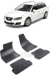 Seat Exeo, Combi, fabricat din 2009 - 2013, set covorase auto dedicate, din cauciuc 100% Premium accesorii pentru autoturismul tau - masina v158409