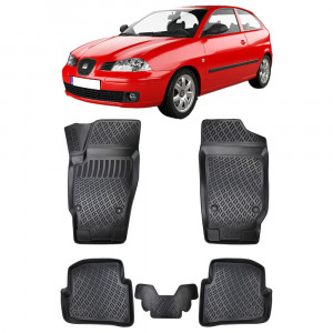 Seat Ibiza III 2002-2008 Set 5 covorase auto din cauciuc tip tavita premium line 3D accesorii pentru autoturismul tau - masina v243302