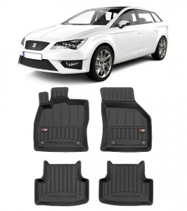 Seat Leon III 5F, Combi, Din 11.2012 - 02.2020 , Set Covorase Auto Tip Tavita Premium 3D, din cauciuc accesorii pentru autoturismul tau - masina v172374
