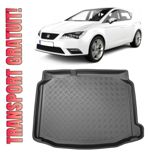 Seat Leon III 5F Hatchback din 11.2012 - 02.2020, Tavita Pentru Portbagaj Lux Premium Dedicata, Portbagaj Inferior *1 - Img 1