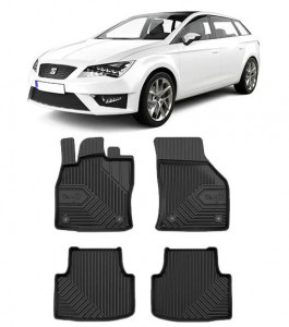 Seat Leon IV Kl Din 03.2020 - Prezent, Hatchback , Set Covorase Auto Tip Tavita Premium 3D, din cauciuc accesorii pentru autoturismul tau - masina v168954