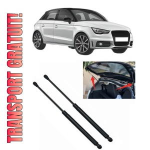 Set 2 amortizoare portbagaj haion AUDI A1 Sportback (8XA, 8XF) din 2011-2018, 2 bucati, KROSNO, 4 stickere auto AUDI