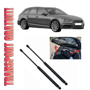 Set 2 amortizoare portbagaj haion AUDI A4 B9 Avant (8W5, 8WD) din 2015-2021, 2 bucati, KROSNO, 4 stickere auto AUDI