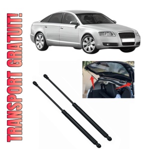 Set 2 amortizoare portbagaj haion AUDI A6 C6 (4F2) din 2004-2011, 2 bucati, KROSNO, 4 stickere auto AUDI