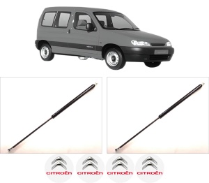 Set 2 amortizoare portbagaj haion CITROEN BERLINGO / BERLINGO FIRST MPV (MF_, GJK_, GFK_) din 1996-2011, 2 bucati, KROSNO, 4 stickere auto CITROEN v2694