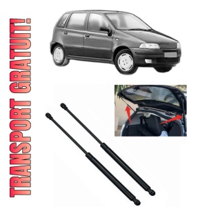 Set 2 amortizoare portbagaj haion FIAT PUNTO Van (176_) din 1996-2000, 2 bucati, KROSNO, 4 stickere auto FIAT