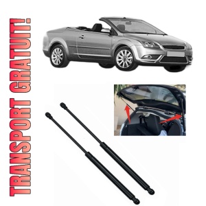 Set 2 amortizoare portbagaj haion FORD FOCUS II Convertible din 2006-2010, 2 bucati, KROSNO, 4 stickere auto FORD