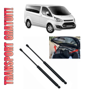Set 2 amortizoare portbagaj haion FORD TRANSIT CUSTOM V362 Bus (F3) din 2012-2023, 2 bucati, KROSNO, 4 stickere auto FORD