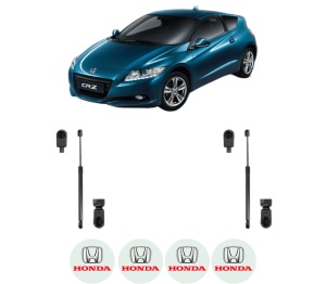 Set 2 amortizoare portbagaj haion HONDA CR-Z (ZF) din 2010-2013, 2 bucati, KROSNO, 4 stickere auto HONDA v894