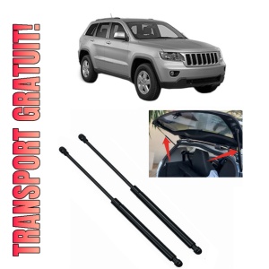 Set 2 amortizoare portbagaj haion JEEP GRAND CHEROKEE IV (WK, WK2) din 2010-2016, 2 bucati, KROSNO, 4 stickere auto JEEP