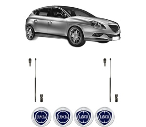 Set 2 amortizoare portbagaj haion LANCIA DELTA III (844_) din 2008-2014, 2 bucati, KROSNO, 4 stickere auto LANCIA v5209