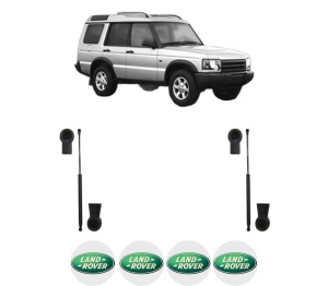 Set 2 amortizoare portbagaj haion LAND ROVER DISCOVERY III (L319) din 2004-2009, 2 bucati, KROSNO, 4 stickere auto LAND ROVER v3529