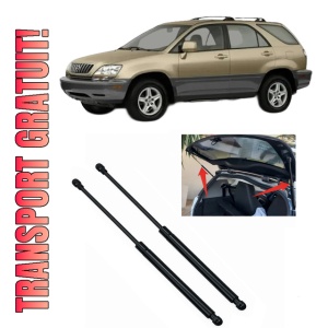 Set 2 amortizoare portbagaj haion LEXUS RX (_U3_) din 2003-2008, 2 bucati, KROSNO, 4 stickere auto LEXUS