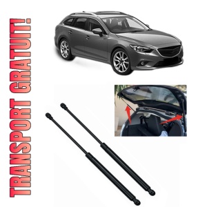 Set 2 amortizoare portbagaj haion MAZDA 6 Estate (GJ, GL) din 2012-2020, 2 bucati, KROSNO, 4 stickere auto MAZDA