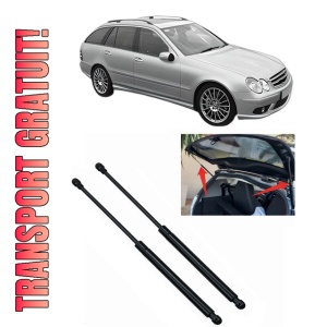 Set 2 amortizoare portbagaj haion MERCEDES-BENZ C-CLASS T-Model (S203) din 2001-2007, 2 bucati, KROSNO, 4 stickere auto MERCEDES-BENZ