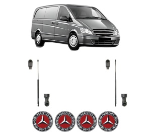 Set 2 amortizoare portbagaj haion MERCEDES-BENZ VITO Van (W447) din 2014-2021, 2 bucati, KROSNO, 4 stickere auto MERCEDES-BENZ v169