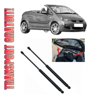 Set 2 amortizoare portbagaj haion MITSUBISHI COLT CZC VI Convertible (RG) din 2006-2009, 2 bucati, KROSNO, 4 stickere auto MITSUBISHI