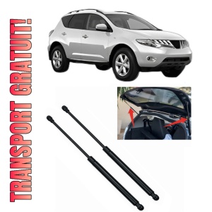 Set 2 amortizoare portbagaj haion NISSAN MURANO II (Z51) din 2008-2014, 2 bucati, KROSNO, 4 stickere auto NISSAN