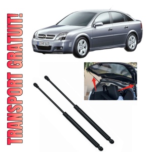 Set 2 amortizoare portbagaj haion OPEL VECTRA C GTS (Z02) din 2002-2009, 2 bucati, KROSNO, 4 stickere auto OPEL
