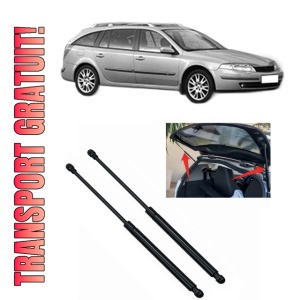 Set 2 amortizoare portbagaj haion RENAULT LAGUNA II Grandtour (KG0/1_) din 2001-2007, 2 bucati, KROSNO, 4 stickere auto RENAULT