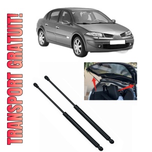 Set 2 amortizoare portbagaj haion RENAULT MEGANE II Saloon (LM0/1_) din 2003-2010, 2 bucati, KROSNO, 4 stickere auto RENAULT