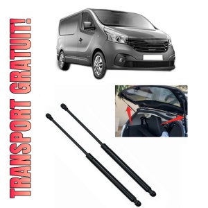 Set 2 amortizoare portbagaj haion RENAULT TRAFIC III Van (FG_) din 2014-2015, 2 bucati, KROSNO, 4 stickere auto RENAULT