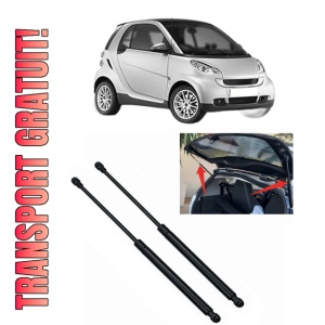 Set 2 amortizoare portbagaj haion SMART FORTWO Coupe (451) din 2007-2013, 2 bucati, MAGNUM TECHNOLOGY, 4 stickere auto SMART