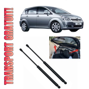 Set 2 amortizoare portbagaj haion TOYOTA COROLLA Verso (ZER_, ZZE12_, R1_) din 2004-2009, 2 bucati, MAGNUM TECHNOLOGY, 4 stickere auto TOYOTA