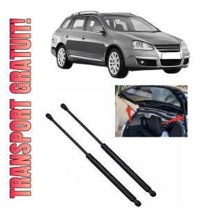 Set 2 amortizoare portbagaj haion Volkswagen GOLF V Variant (1K5) din 2007-2009, 2 bucati, MAGNUM TECHNOLOGY, 4 stickere auto Volkswagen