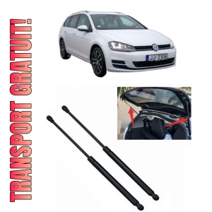 Set 2 amortizoare portbagaj haion Volkswagen GOLF VII Variant (BA5, BV5) din 2013-2021, 2 bucati, KROSNO, 4 stickere auto Volkswagen
