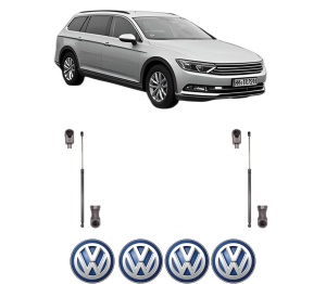 Set 2 amortizoare portbagaj haion Volkswagen PASSAT ALLTRACK B8 Variant (3G5, CB5) din 2015-2024, 2 bucati, KROSNO, 4 stickere auto Volkswagen v1014