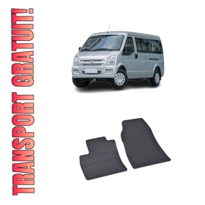Set 2 covorase Ford Tourneo Courier 2Locuri 2023-prezent, din cauciuc 100%, compatibile cu autoturismul FORD Tourneo