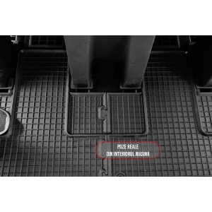 Set 2 covorase Ford Tourneo Custom Randul 2 2018-prezent, din cauciuc 100%, compatibile cu autoturismul FORD Tourneo v1713