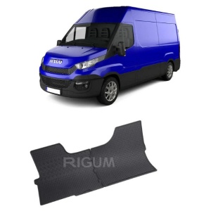 Set 2 covorase Iveco Daily 2/3M 2022-prezent, din cauciuc 100%, compatibile cu autoturismul IVECO Daily v2335