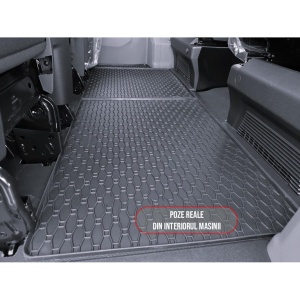 Set 2 covorase Volkswagen T7 Caravelle Randul 2 2025-prezent, din cauciuc 100%, compatibile cu autoturismul Volkswagen T7 v5791