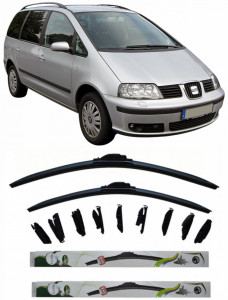 Set 2 stergatoare Kontakt Multi Adapter 71 cm/71 cm compatibile cu Seat Alhambra (7V8, 7V9) din 1996-2010 (71 cm/71 cm) accesorii pentru autoturismul tau - masina v141999