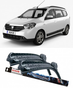 Set 2 stergatoare parbriz Bosch Aerotwin 600/475mm compatibile cu Dacia LODGY (JS_) (2012) Bosch accesorii pentru autoturismul tau - masina v213608
